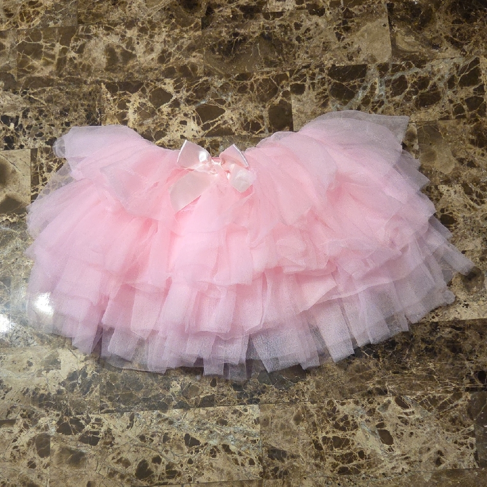 Pink Tulle Kids Skirt